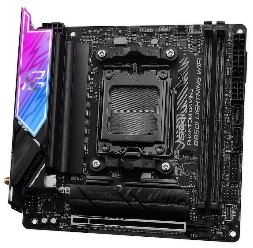 El Berrueco PC - Montaje Placa Base ASRock B850I Lightning WIFI El Berrueco