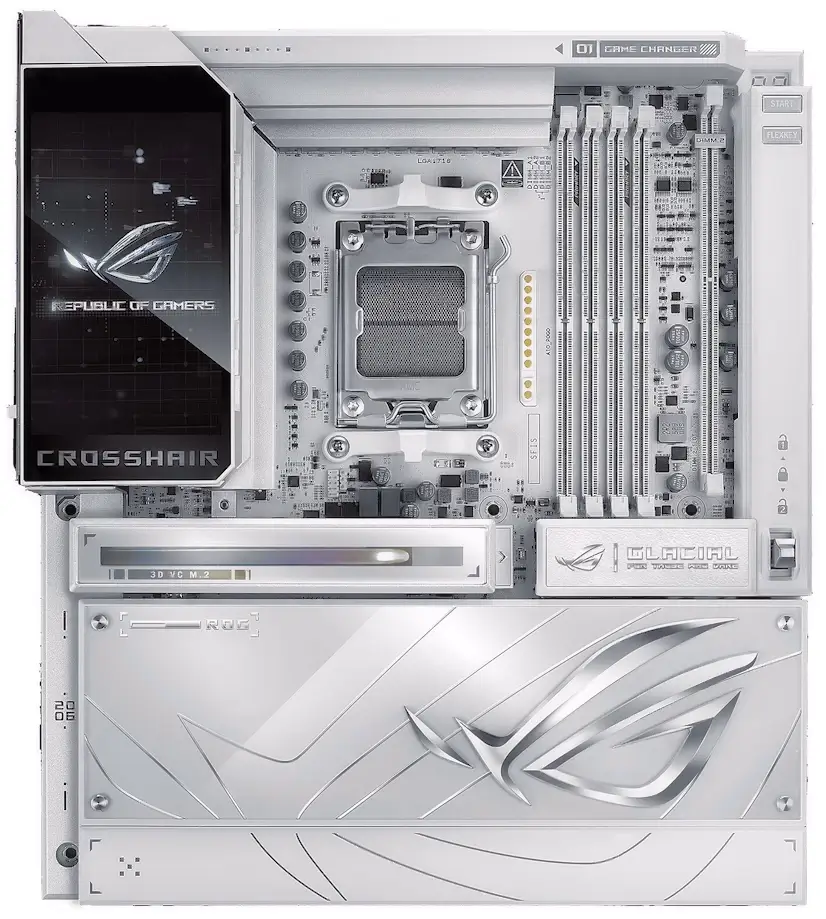 El Berrueco PC - Montaje Placa Base ASUS ROG CROSSHAIR X870E GLACIAL El Berrueco