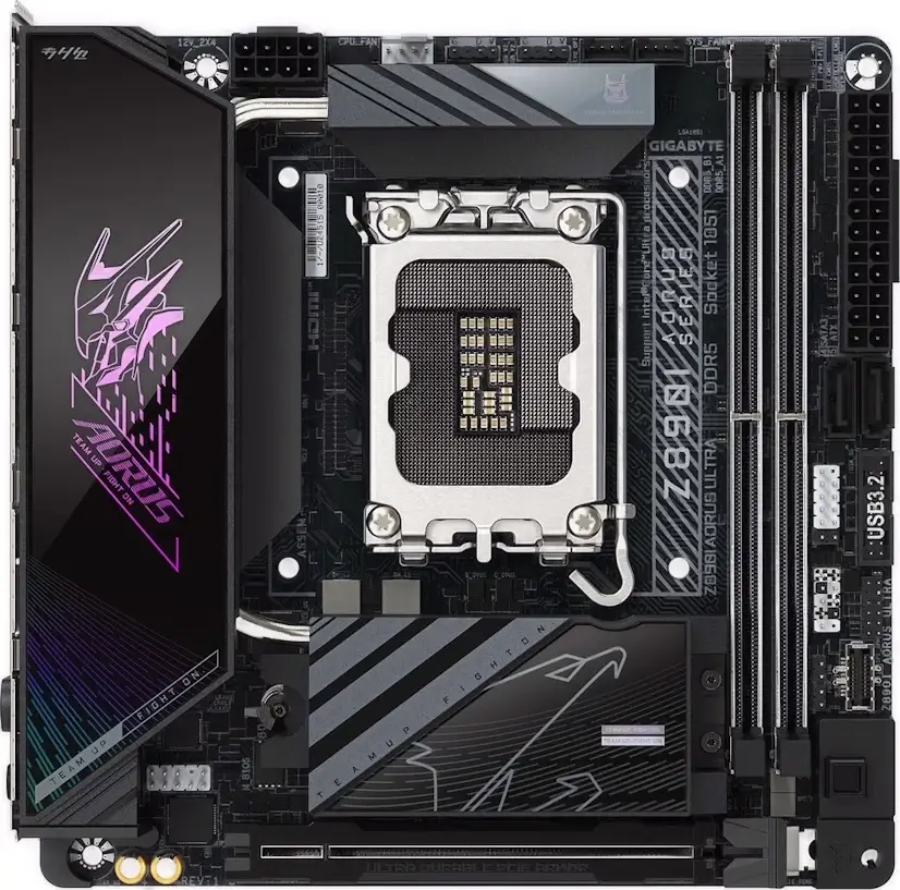 Montaje Placa Base Gigabyte Z890I AORUS ULTRA Gaming PC El Berrueco